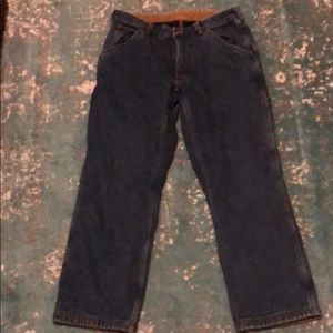 Duluth trading fleece lined jeans
